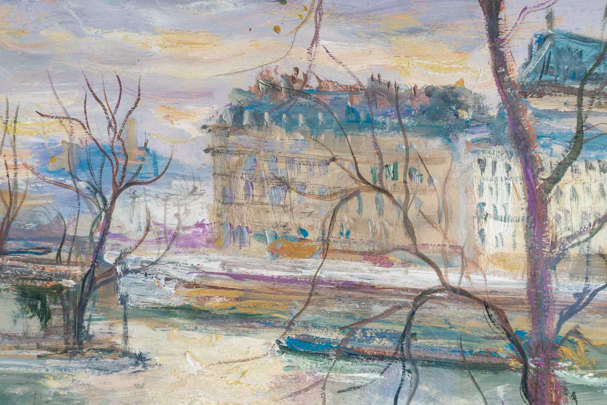 Serge Belloni (1925-2005) - Les Quais de Paris, l’Île Saint-Louis et les Bouquinistes HSB-photo-3