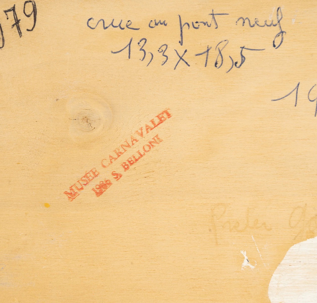 Serge Belloni (1925–2005) The Seine Flood As Seen From Pont-neuf Oil On Wood, Circa 1979-photo-4