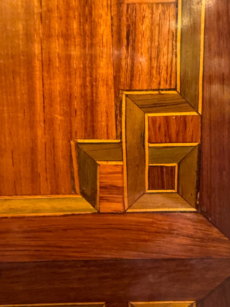 Secrétaire en bois de Rose et Amarante Époque Louis XVI vers 1780-photo-6