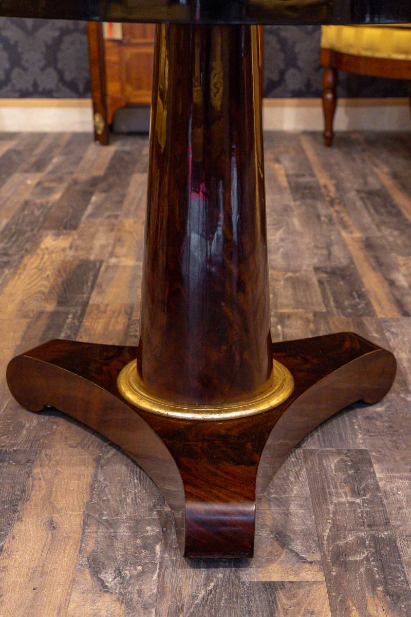 Florentine Hardstone And Marble Marquetry Pedestal Table, C. 1810-photo-3