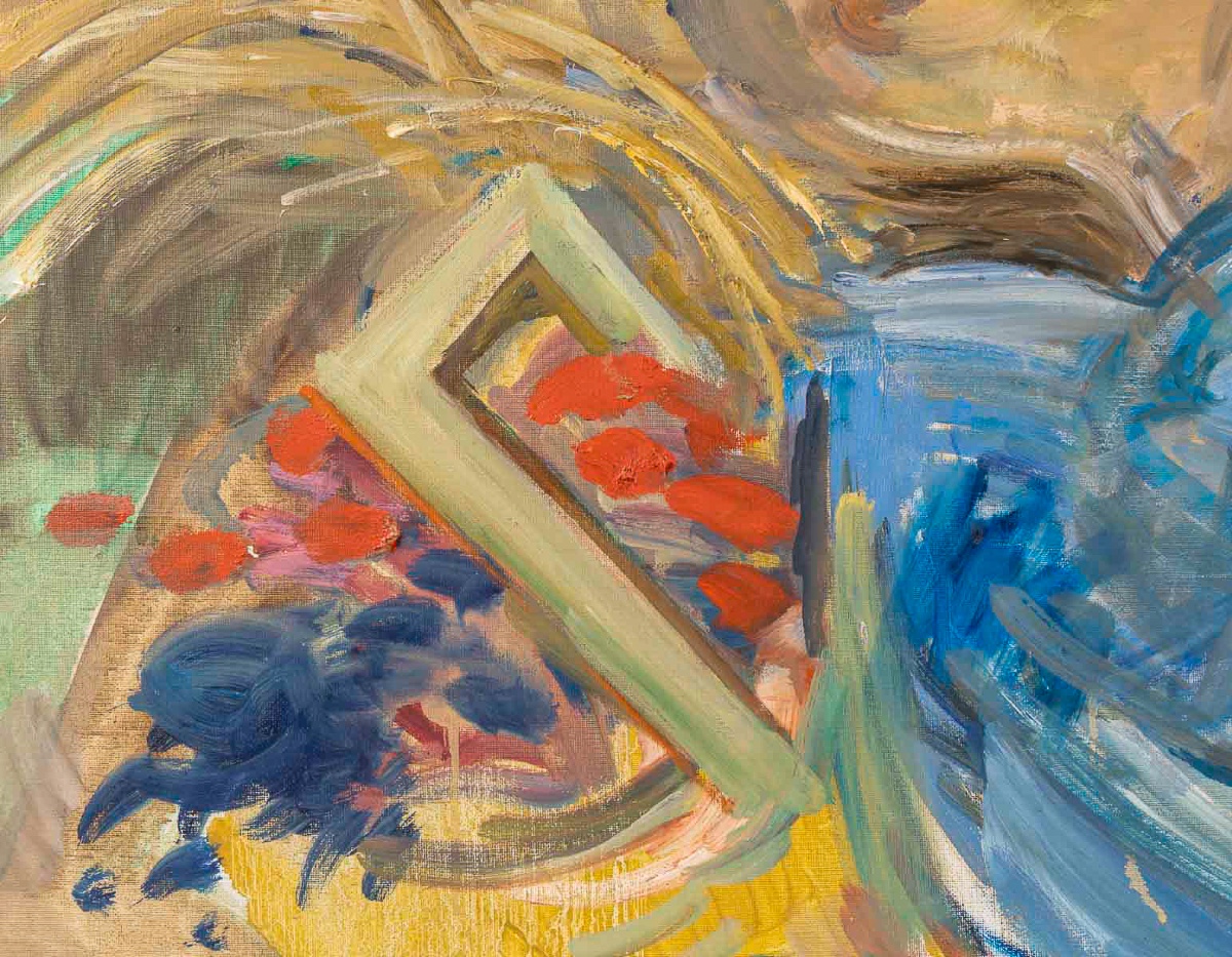 André Planson (1898–1981) – Reclining Nude In A Wheat Field, Oil On Canvas-photo-7