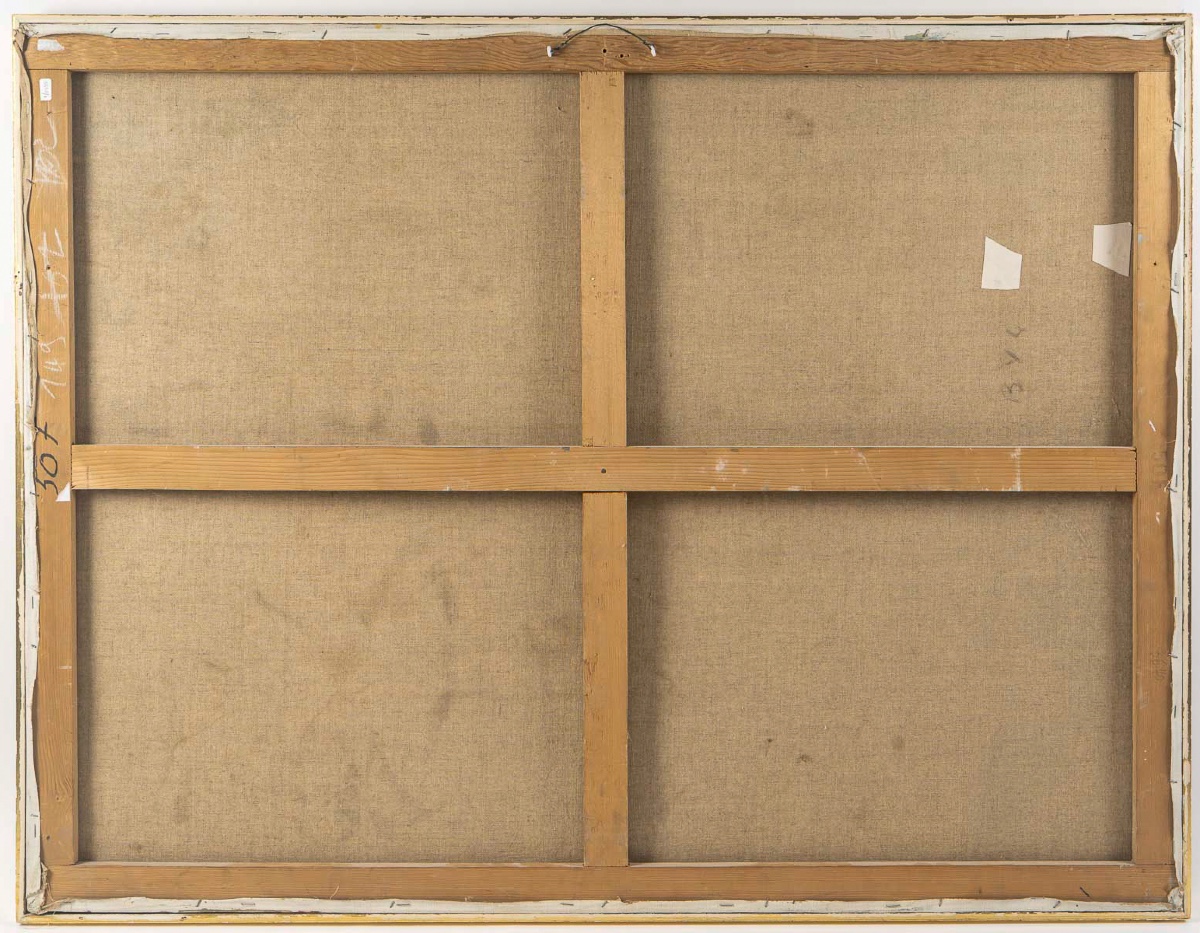 André Planson (1898–1981) – Reclining Nude In A Wheat Field, Oil On Canvas-photo-8