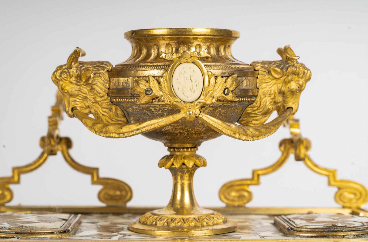 Ferdinand Duvinage (1823–1876) Inkwell, Maison Alphonse Giroux, Circa 1880-photo-2