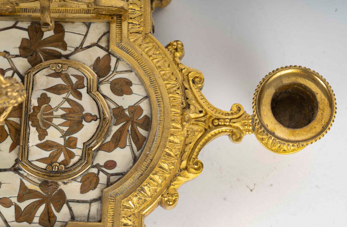 Ferdinand Duvinage (1823–1876) Inkwell, Maison Alphonse Giroux, Circa 1880-photo-5