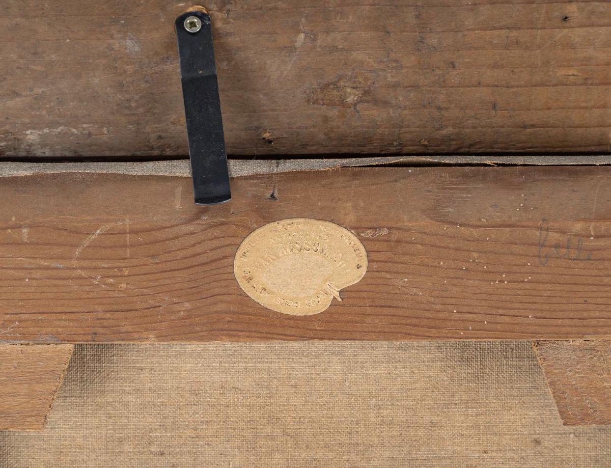 Georges Maroniez (1865–1933) – Retour de Pêche, huile sur toile vers 1900-photo-6