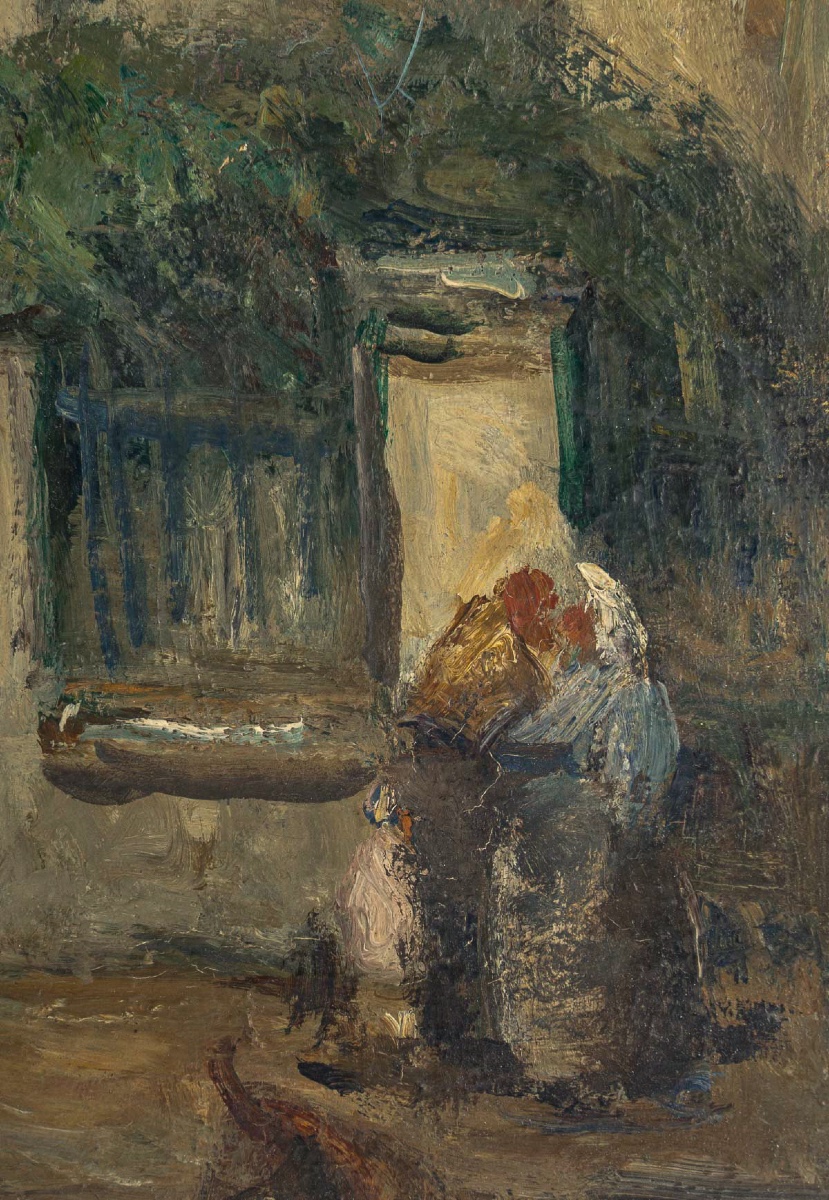 André Planson (1898–1981) – View Of Rue Goury, Oil On Canvas, Dated 1924-photo-2