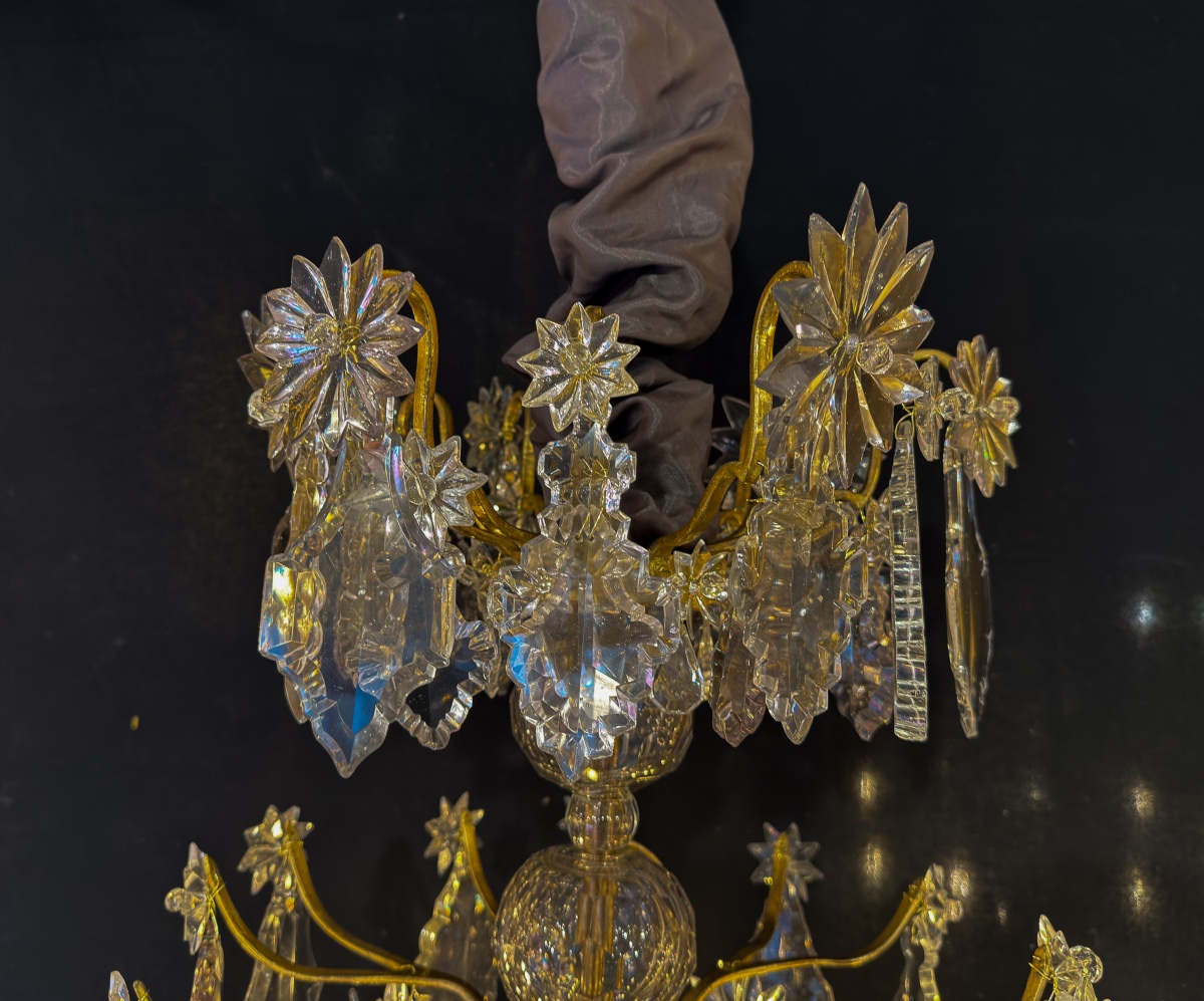 French Louis XVI Period Gilt-bronze And Cut-crystal Chandelier Circa 1770–1780-photo-2