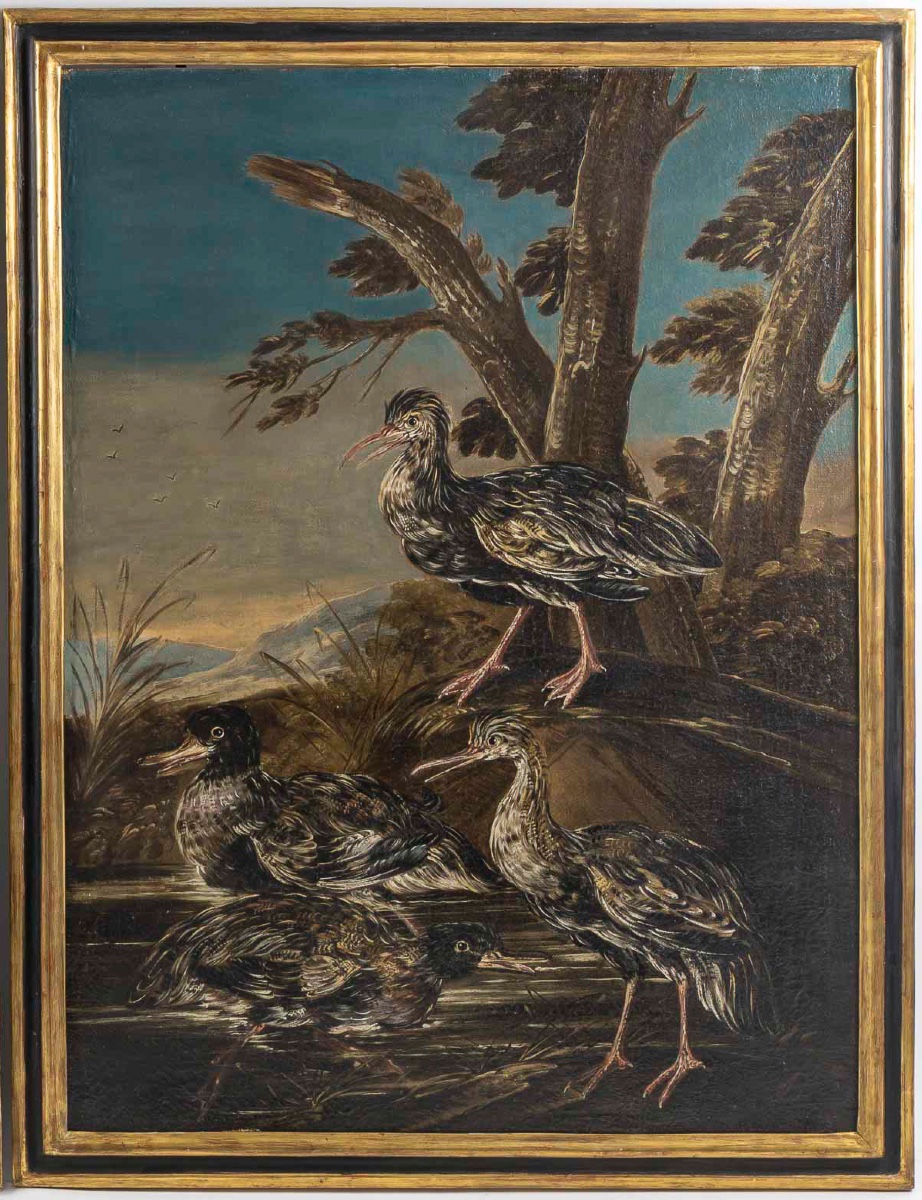 Still Life With Birds Late 18th Century Italy, Follower Of Giovanni Crivelli-photo-3