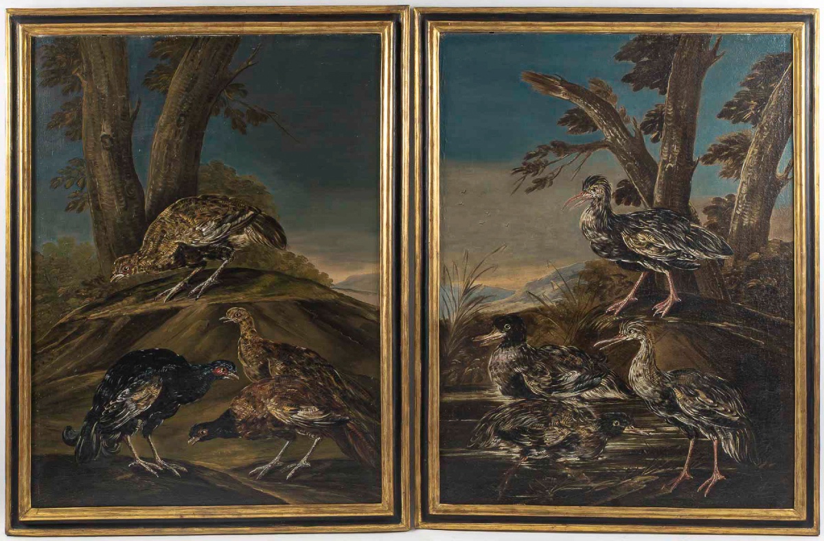 Still Life With Birds Late 18th Century Italy, Follower Of Giovanni Crivelli