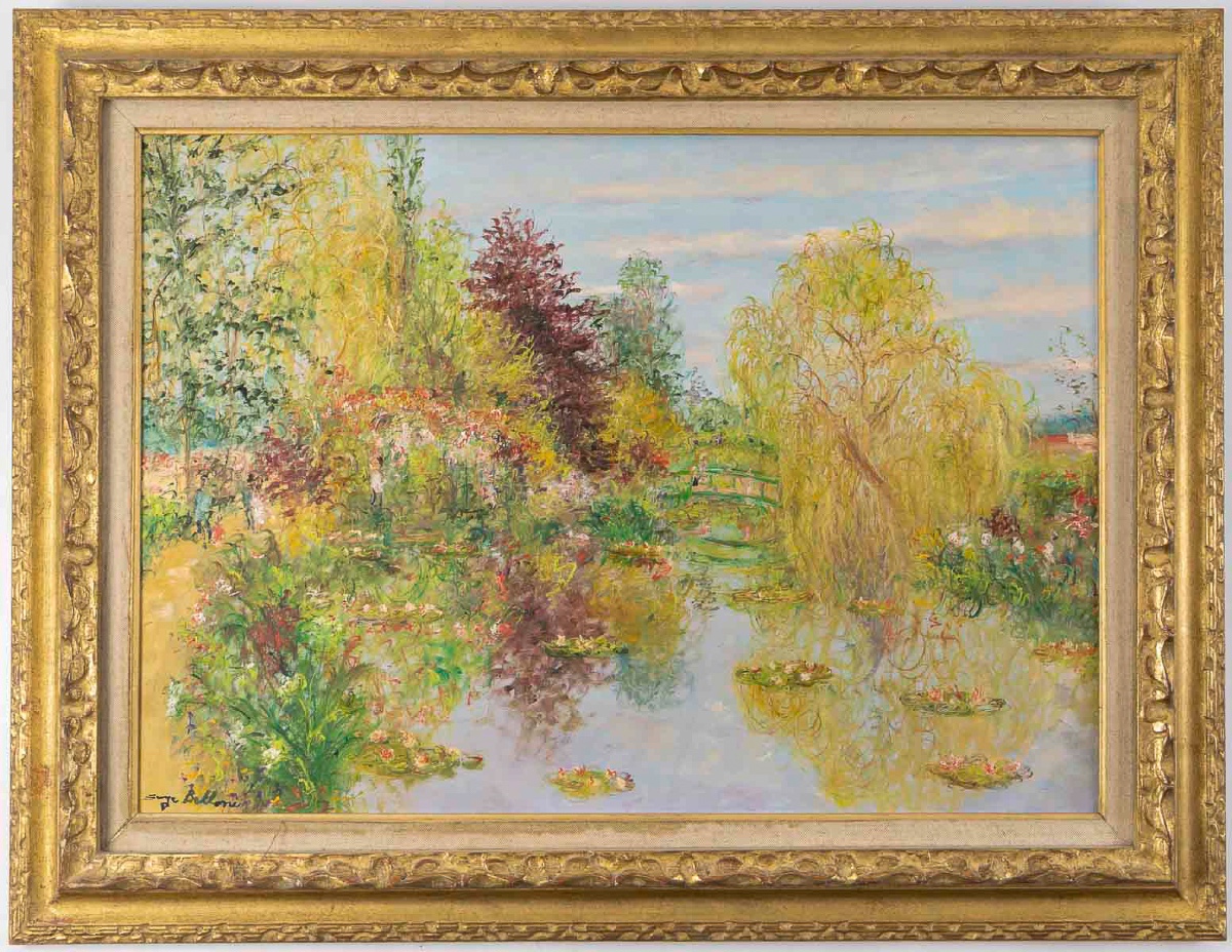 Serge Belloni (1925–2005) View Of The Grand Canal And The Ca’ D’oro Palace, Oil On Canvas, Circ