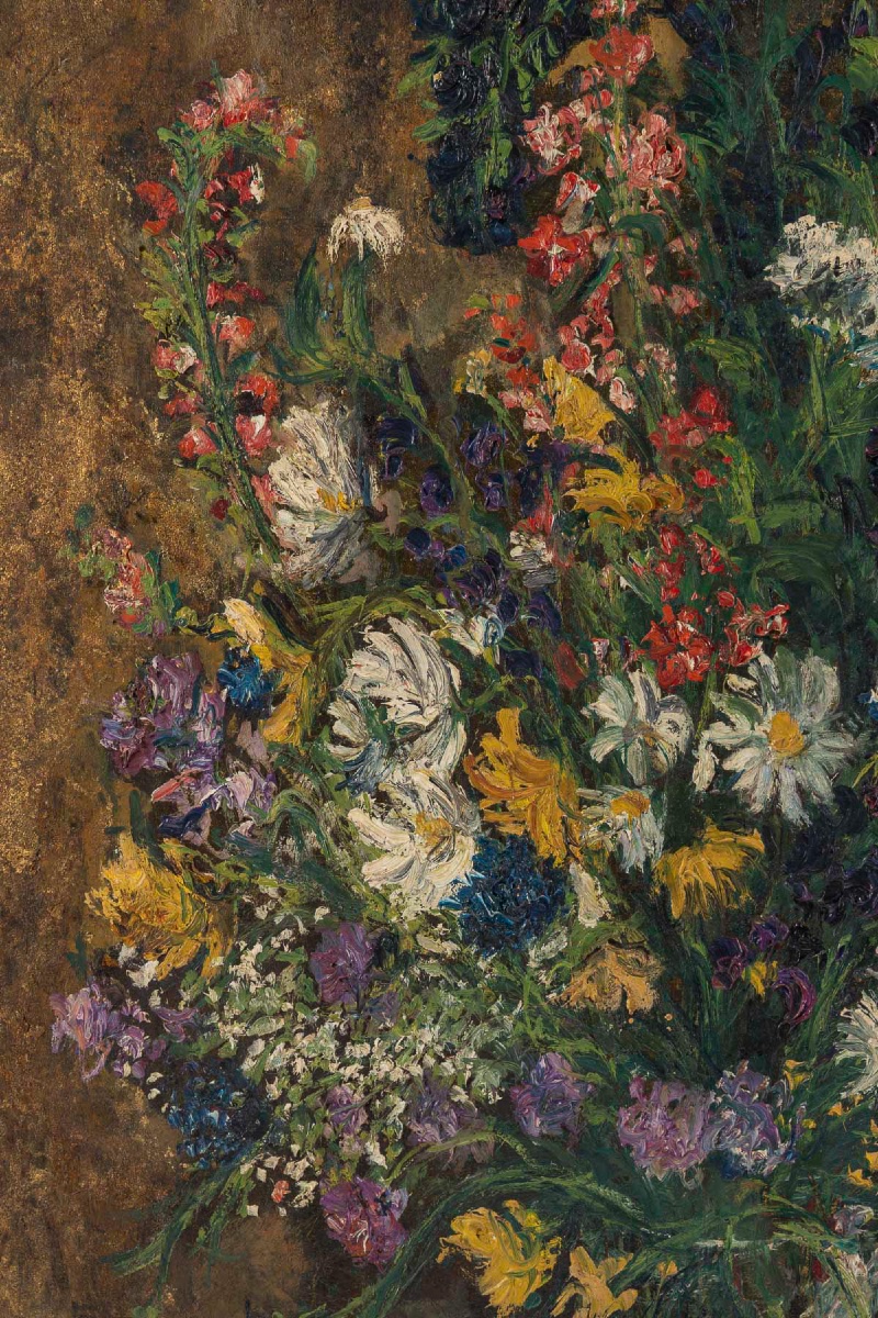 Serge Belloni (1925-2005) - Bouquet de Fleurs des Champs, huile sur toile vers 1970-photo-3