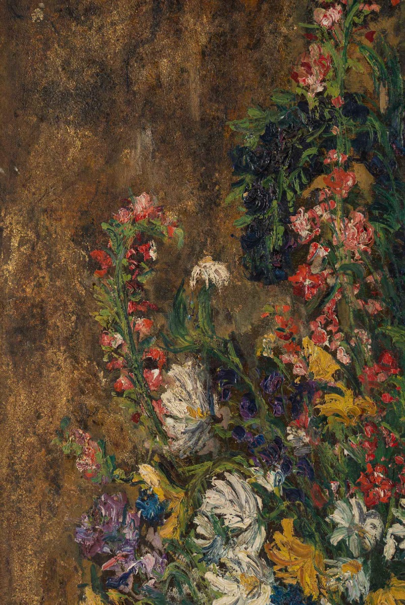 Serge Belloni (1925-2005) - Bouquet de Fleurs des Champs, huile sur toile vers 1970-photo-2