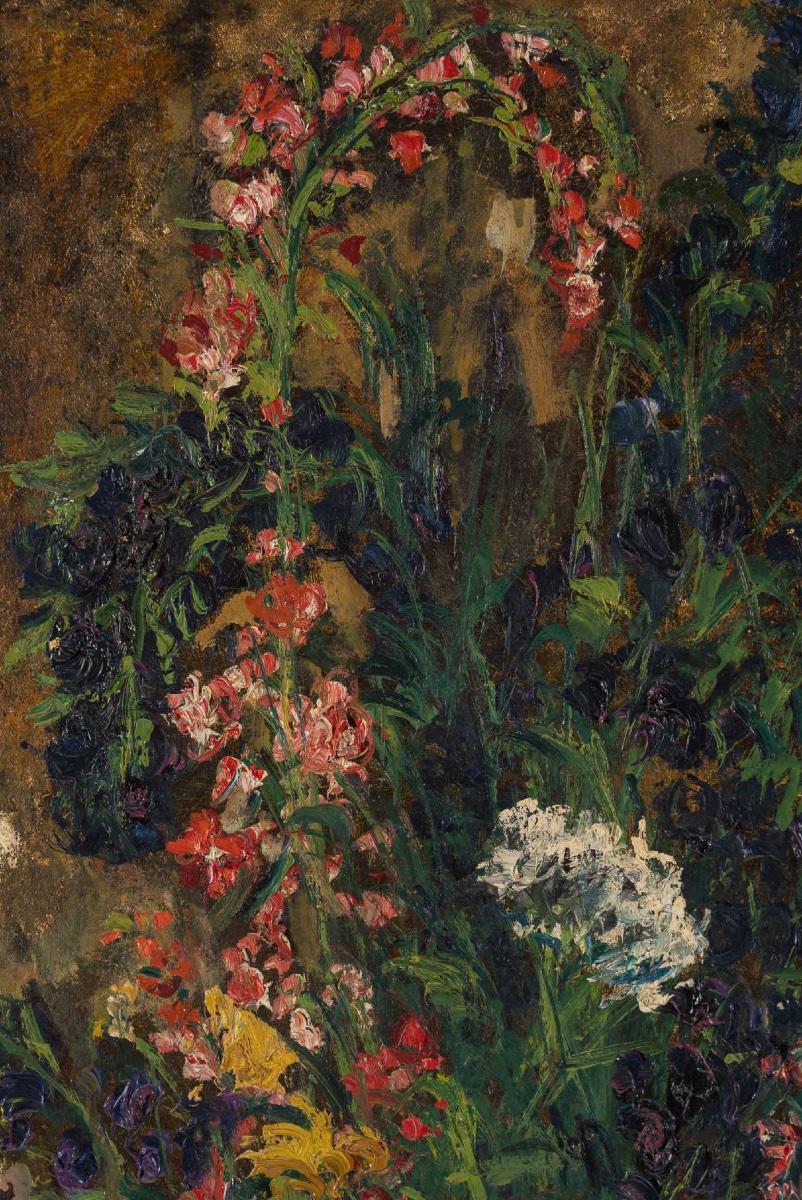Serge Belloni (1925-2005) - Bouquet de Fleurs des Champs, huile sur toile vers 1970-photo-3