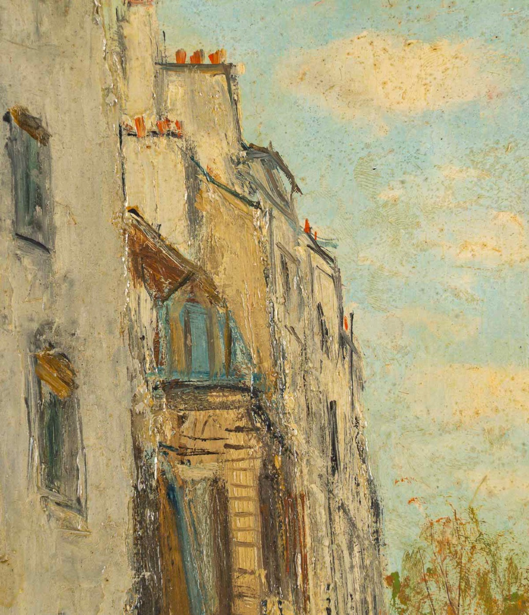 Serge Belloni (1925–2005) Paris View Of Notre-dame Oil On Panel, Circa 1960-photo-4