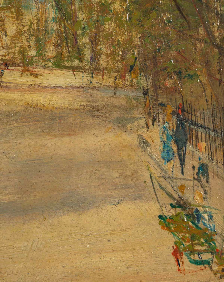 Serge Belloni (1925–2005) Paris View Of Notre-dame Oil On Panel, Circa 1960-photo-4