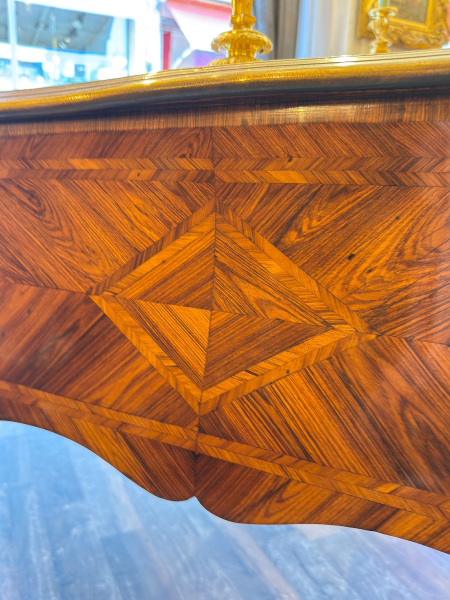 Italian Violetwood Partner’s Or Face To Face Flat Desk, Circa 1750-photo-3