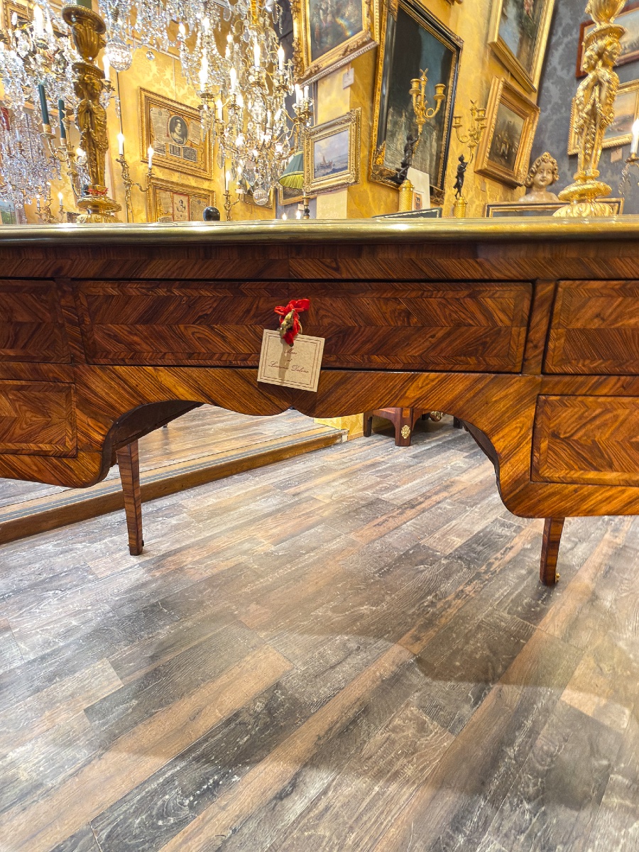 Italian Violetwood Partner’s Or Face To Face Flat Desk, Circa 1750-photo-5