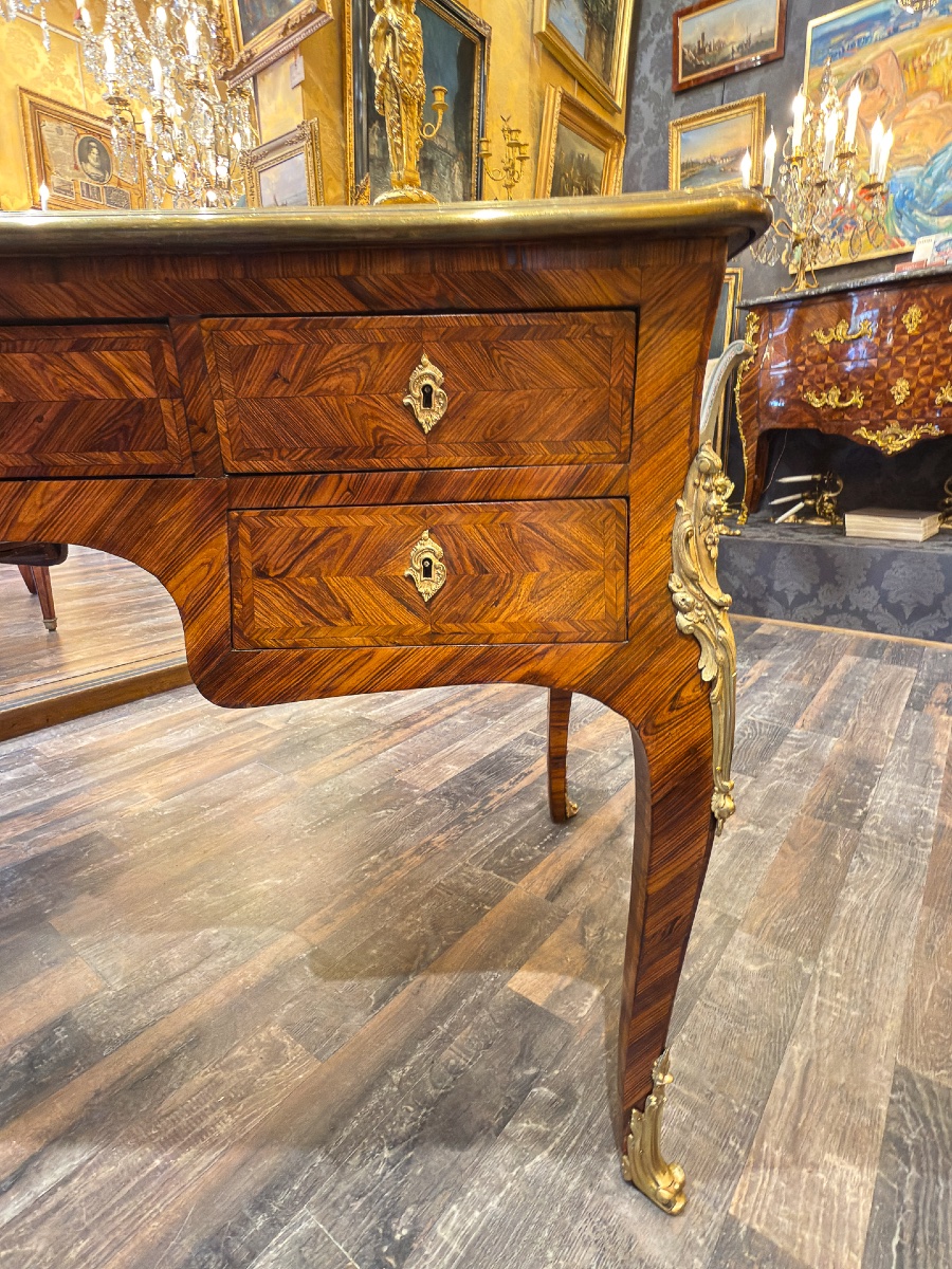 Italian Violetwood Partner’s Or Face To Face Flat Desk, Circa 1750-photo-6