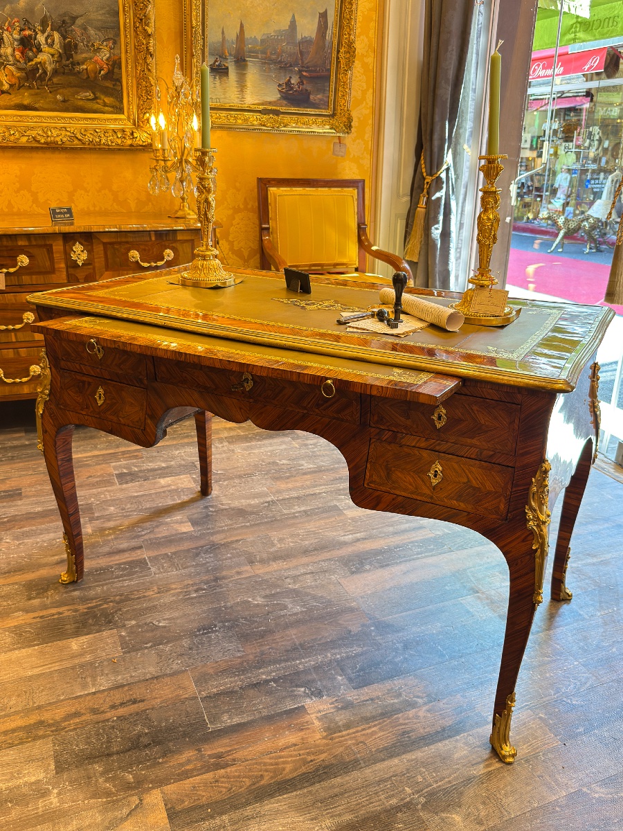 Italian Violetwood Partner’s Or Face To Face Flat Desk, Circa 1750