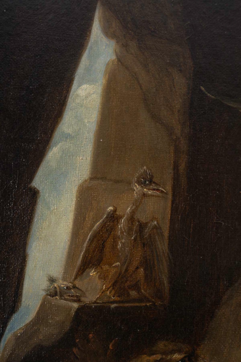 The Temptation Of Saint Anthony, After David Teniers The Younger, French School, 19th Century-photo-3