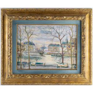 Serge Belloni (1925-2005) - Les Quais de Paris, l’Île Saint-Louis et les Bouquinistes HSB