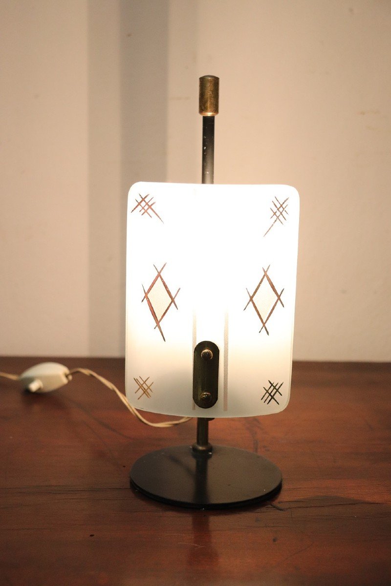 Small Mid-century Italian Table Lamp, 1950s-photo-2