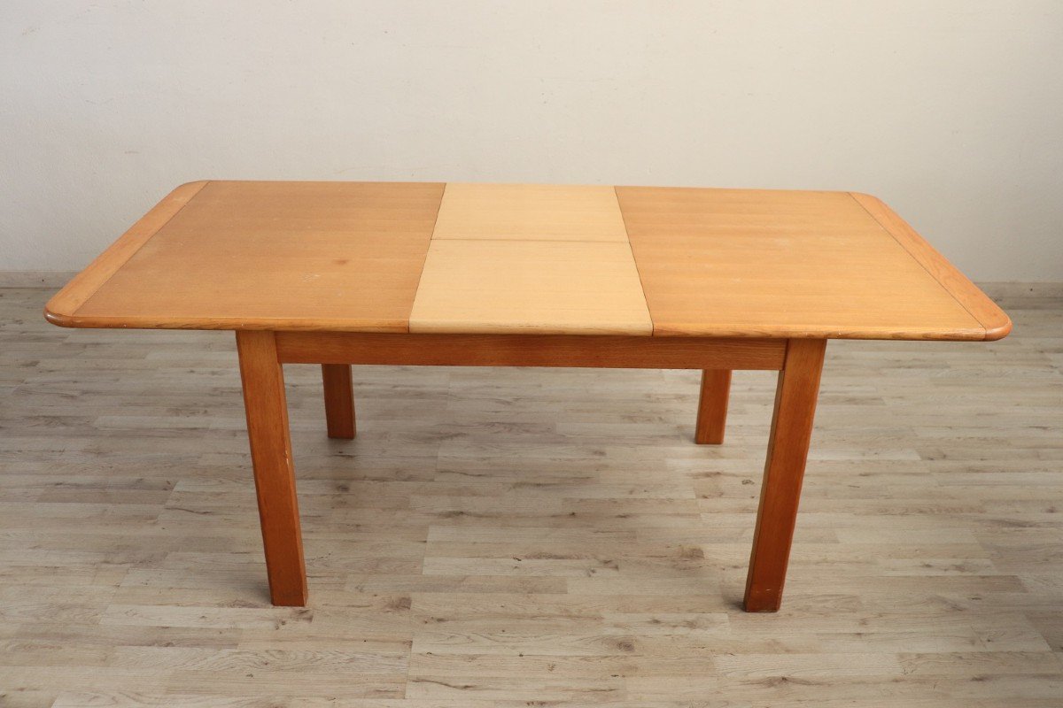 Table De Salle à Manger Extensible, Suède, 1970-photo-3