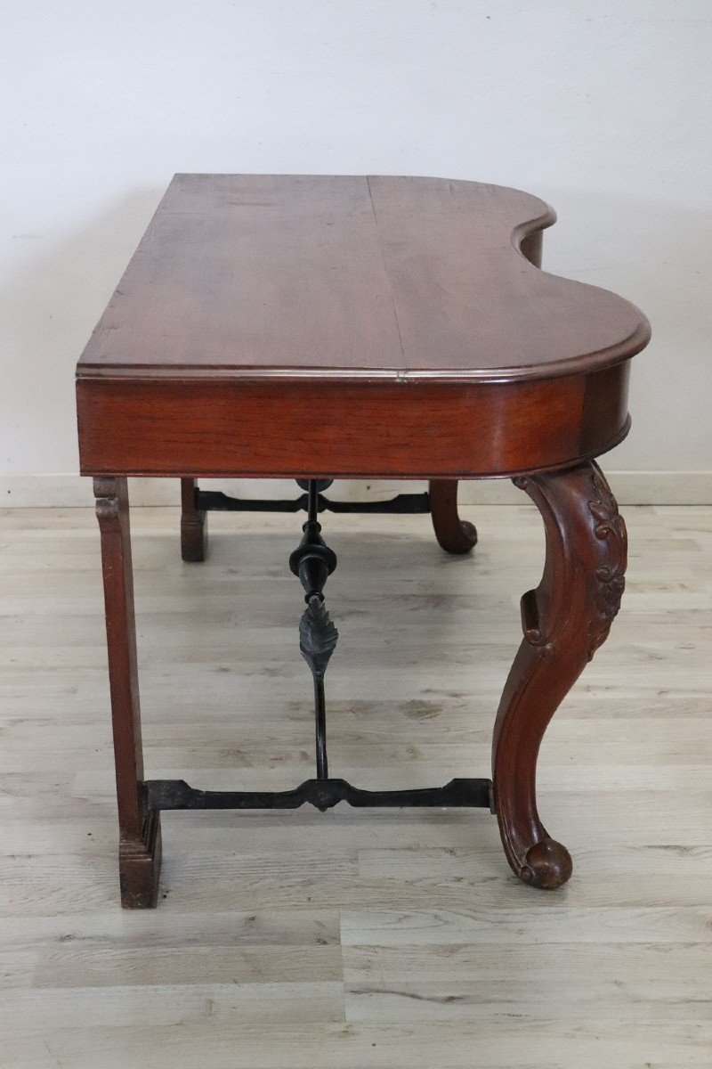 18th Century Oak Wood Console Table-photo-2