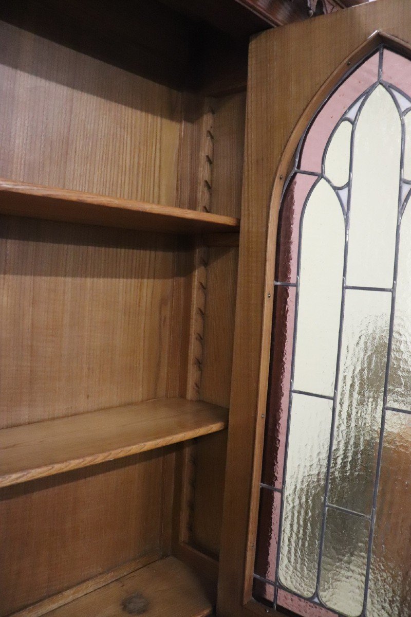 Meuble En Bois De Chêne, Début Du 20ème Siècle-photo-4