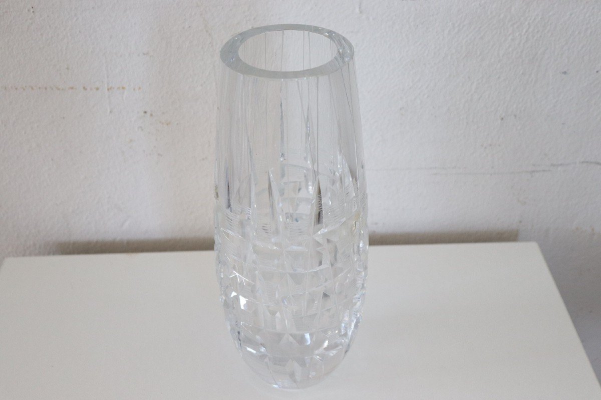 Italian Art Glass Vase, 1970s-photo-2