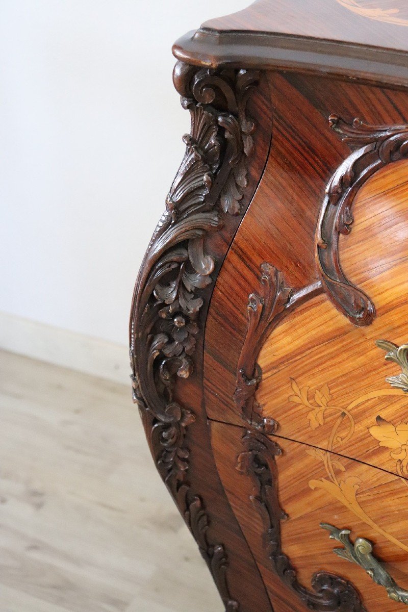 Vintage Chest Of Drawers With Inlay Walnut, 1930s-photo-1