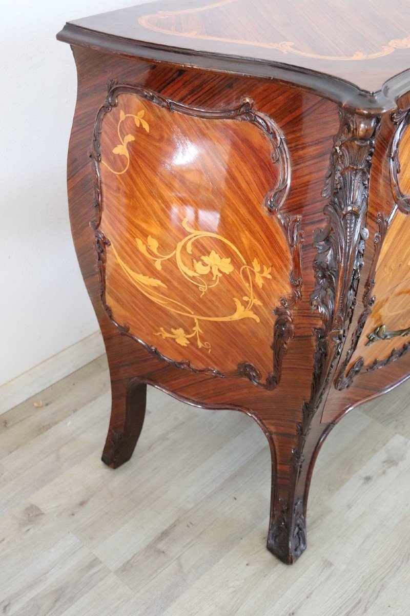 Vintage Chest Of Drawers With Inlay Walnut, 1930s-photo-2