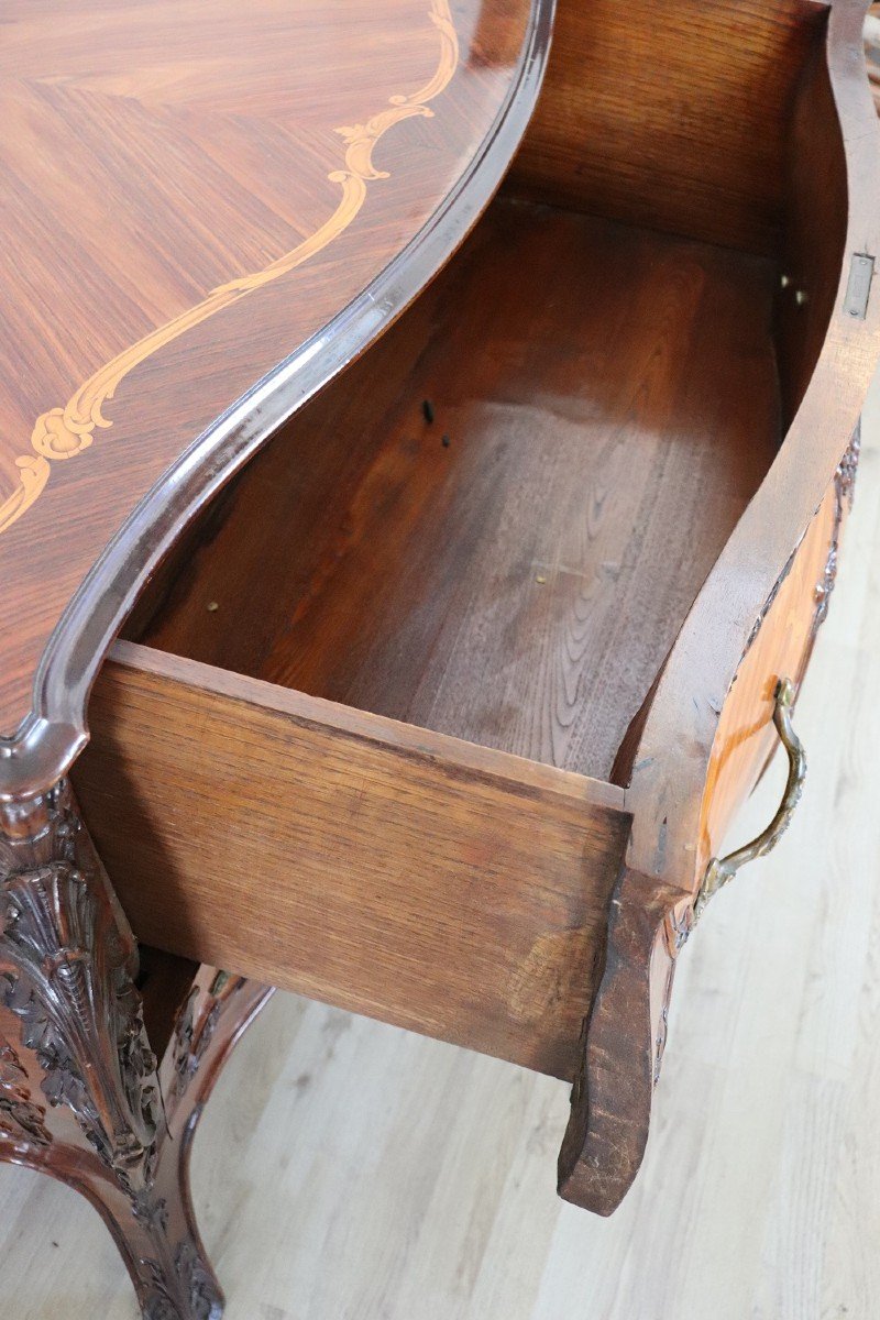 Vintage Chest Of Drawers With Inlay Walnut, 1930s-photo-5