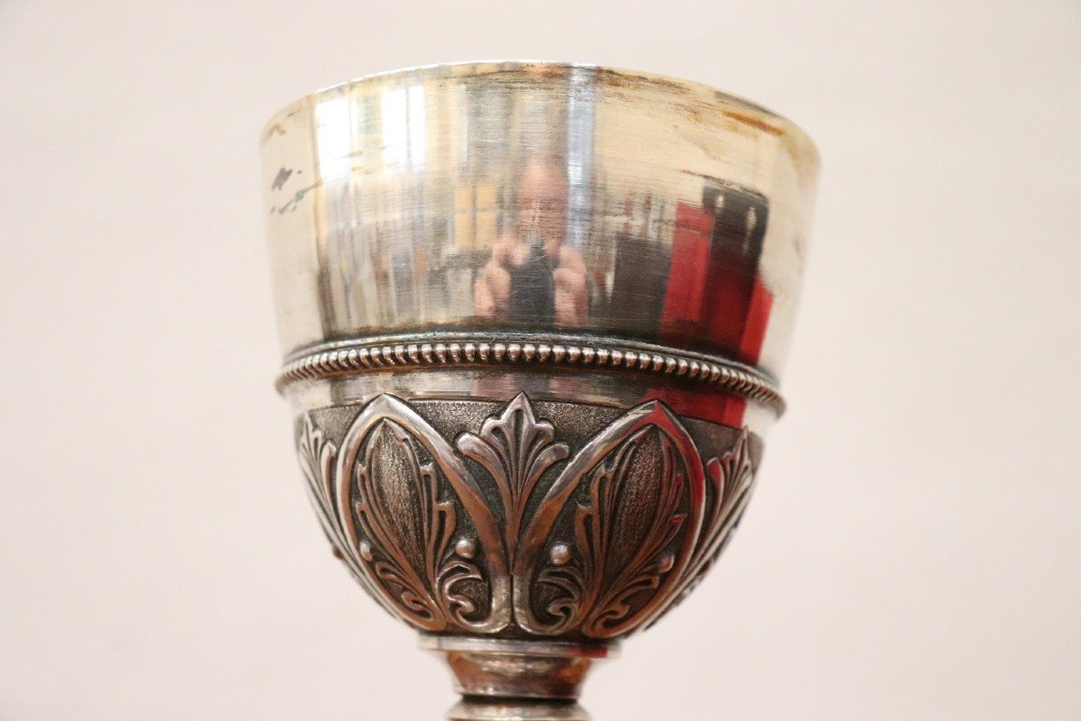 Italian Sterling Silver Chalice-photo-2