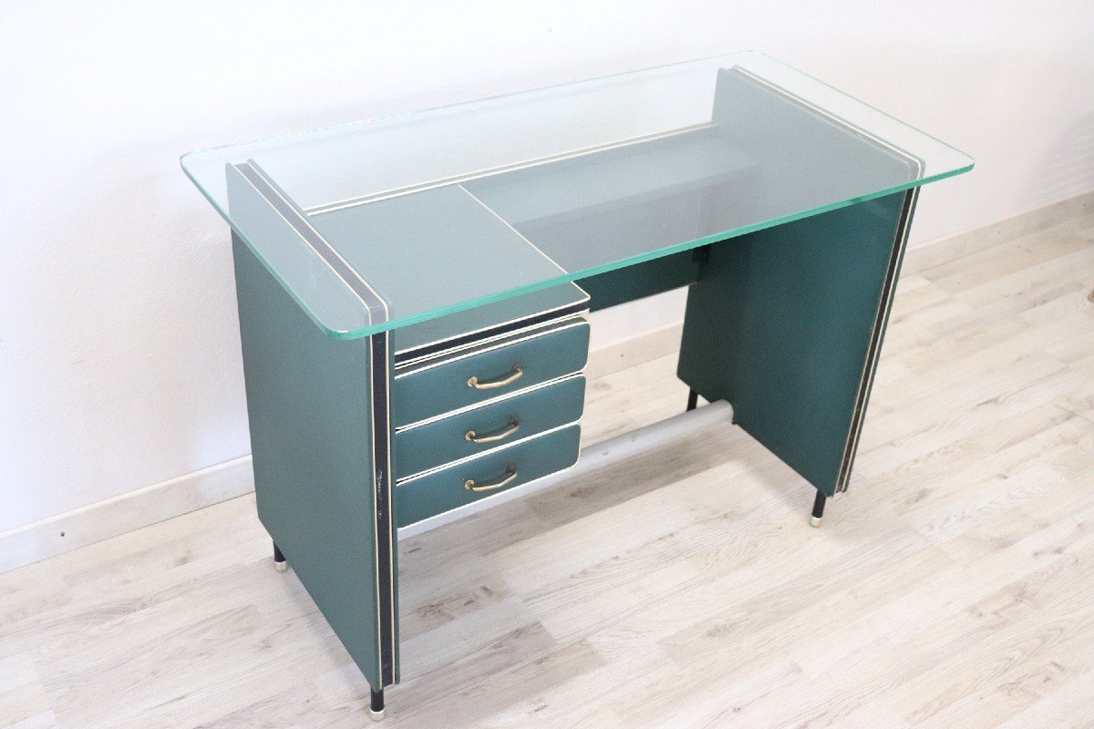 Mid-century Office Furniture Set By Umberto Mascagni, 1950s-photo-2