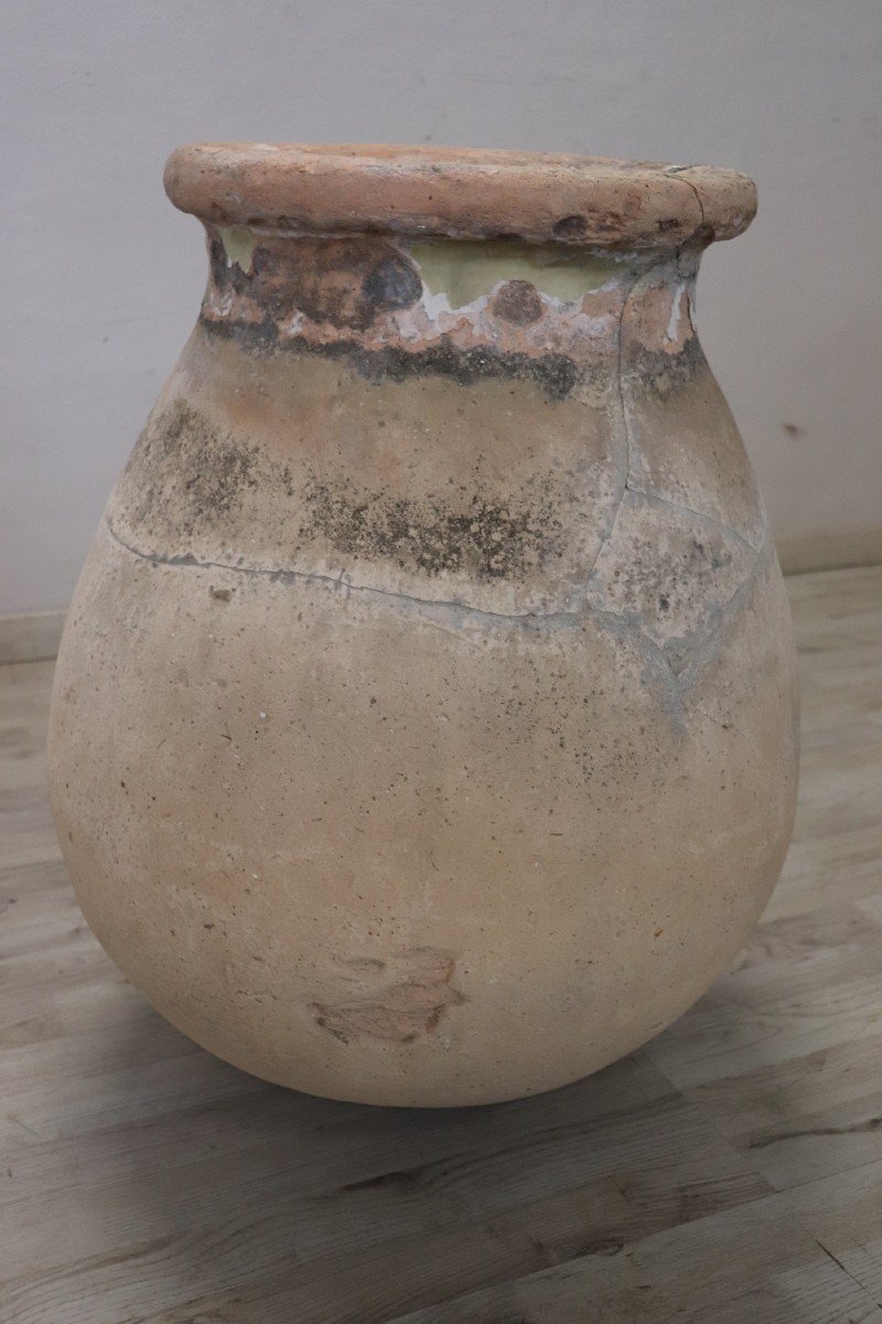 Antique Terracotta Garden Jar, 19th Century-photo-4
