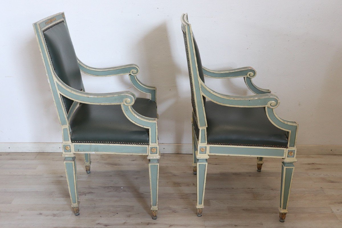 Fauteuils En Bois Laqué-photo-7