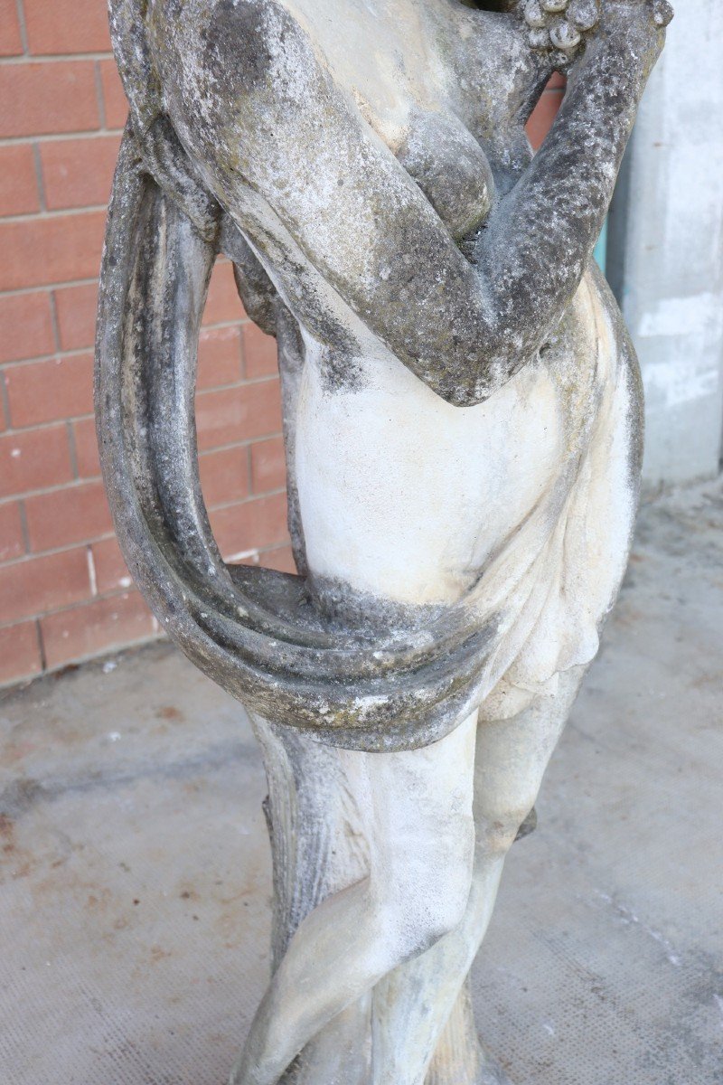 Statue Du Jardin "d'automne", Début Du 20e Siècle-photo-2
