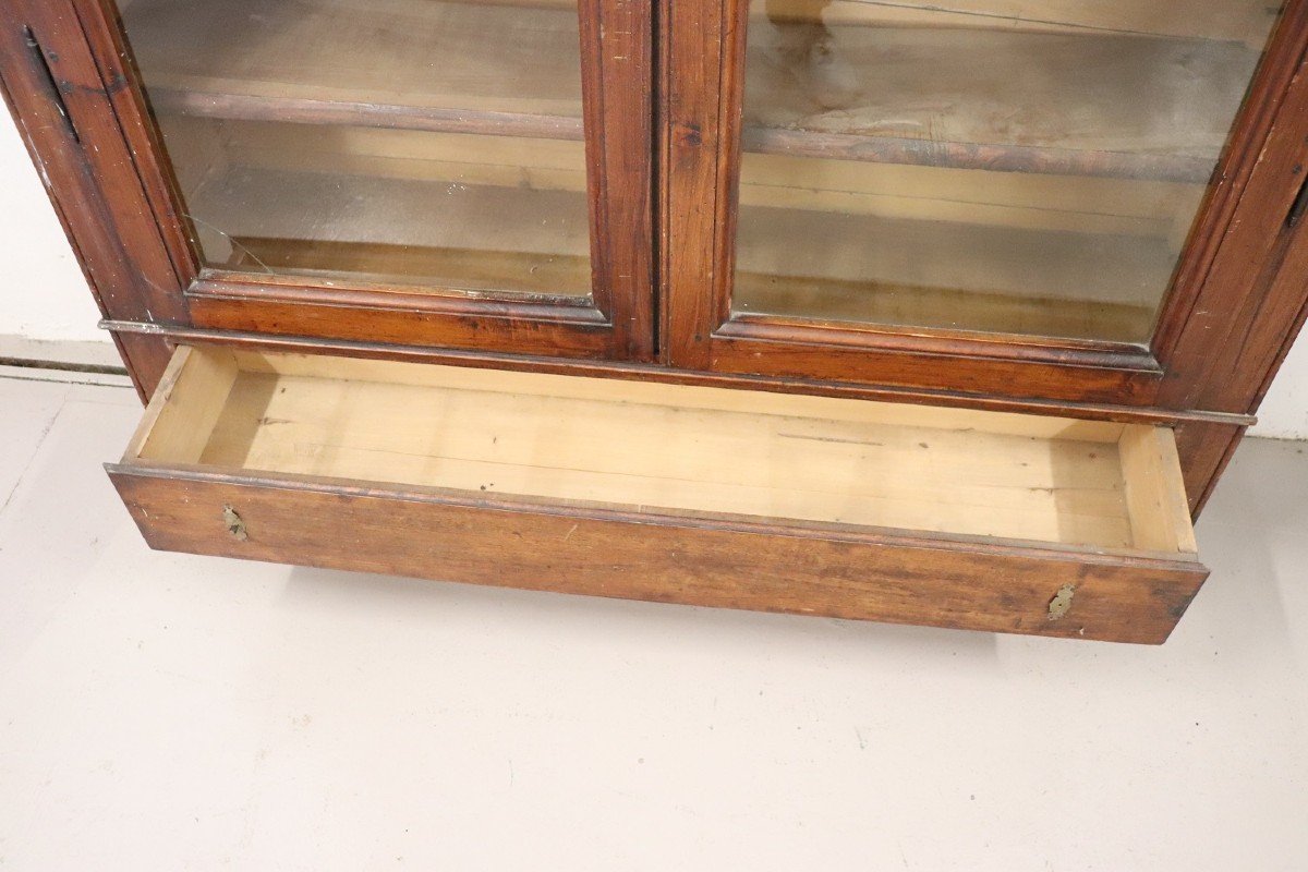 19th Century Poplar Wood Bookcase-photo-3