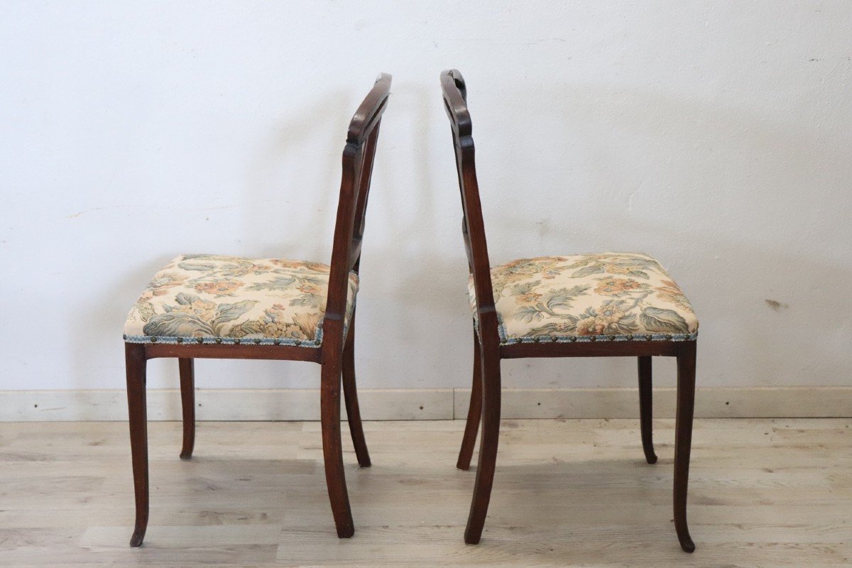 Early 20th Century Art Nouveau Living Room Set, Set Of 5-photo-8