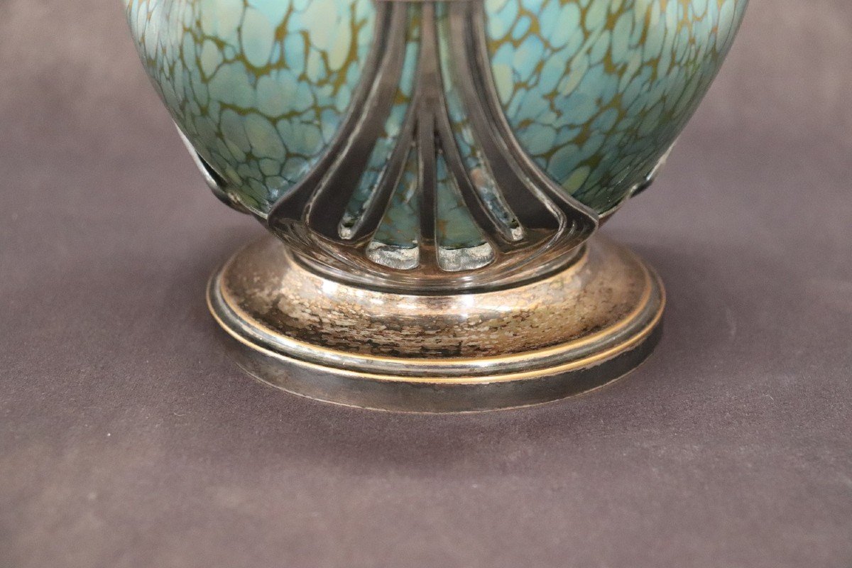 Vase Art Nouveau Par Moritz Hacker Et Johann Loetz Witwe-photo-6