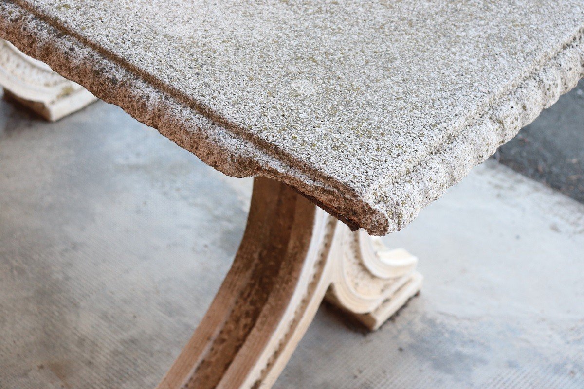 Table Et Tabourets De Jardin Début 20ème Siècle-photo-6