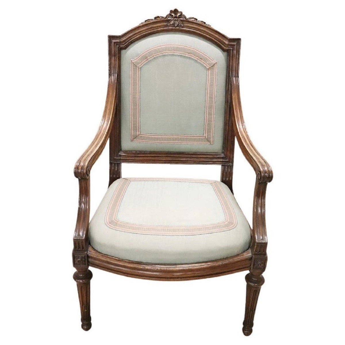Fauteuil  En Noyer, 18ème Siècle