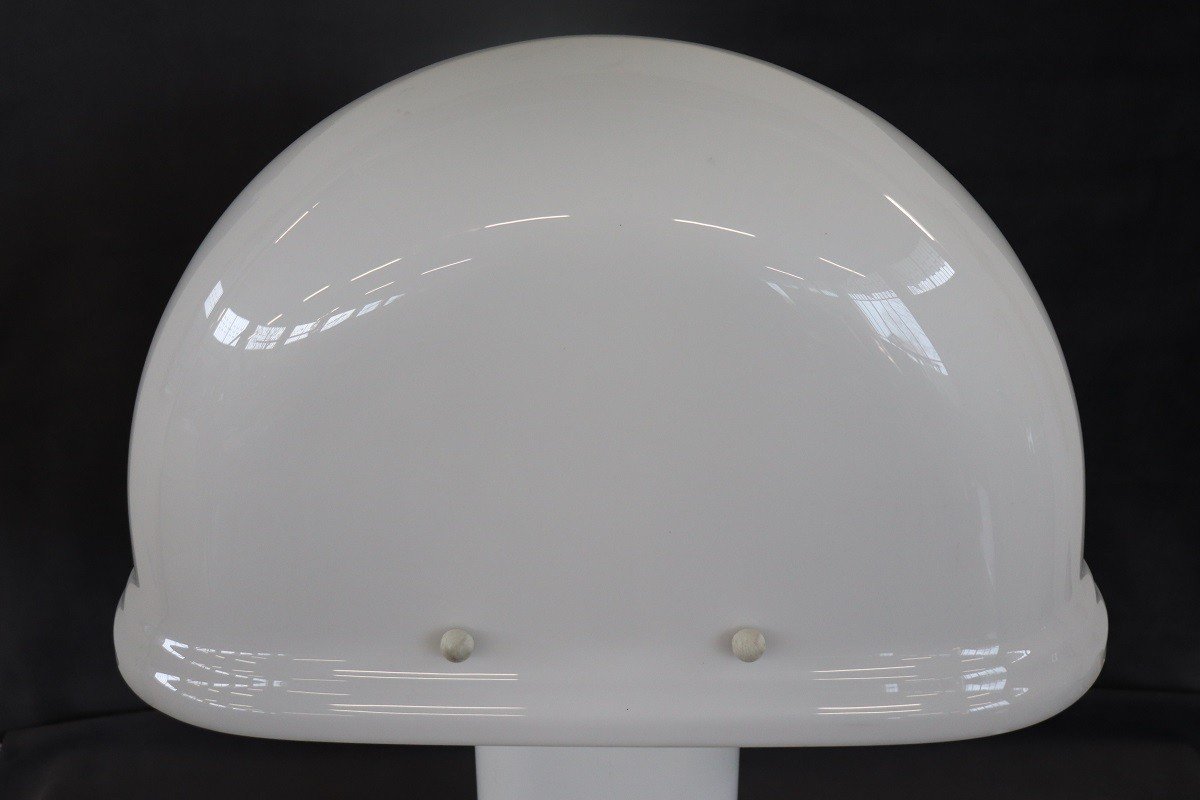White Table Lamp By Rodolfo Bonetto For Iguzzini, 1970s-photo-4