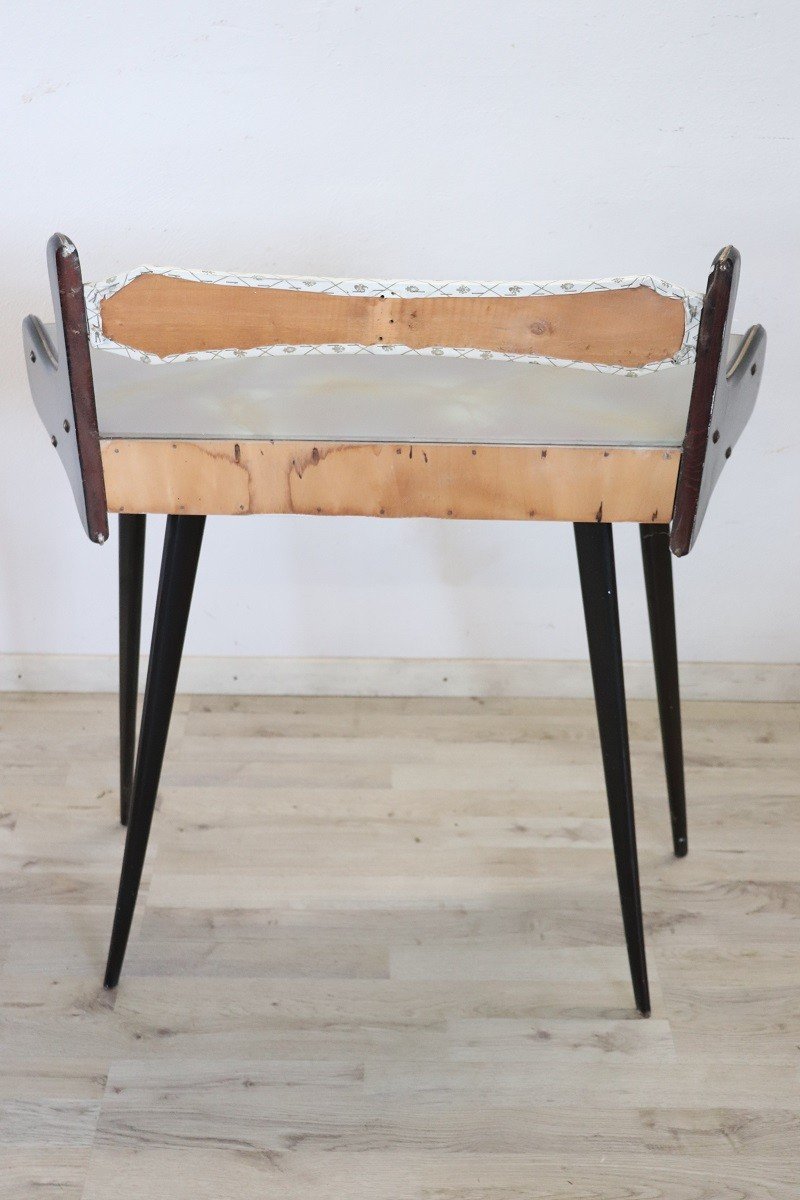Console Table In Wood And Glass Top, 1950s-photo-7
