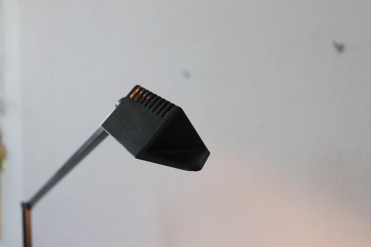 Black Metal Postmodern Table Lamp By Fridolin Naef For Luxo, 1980s-photo-2