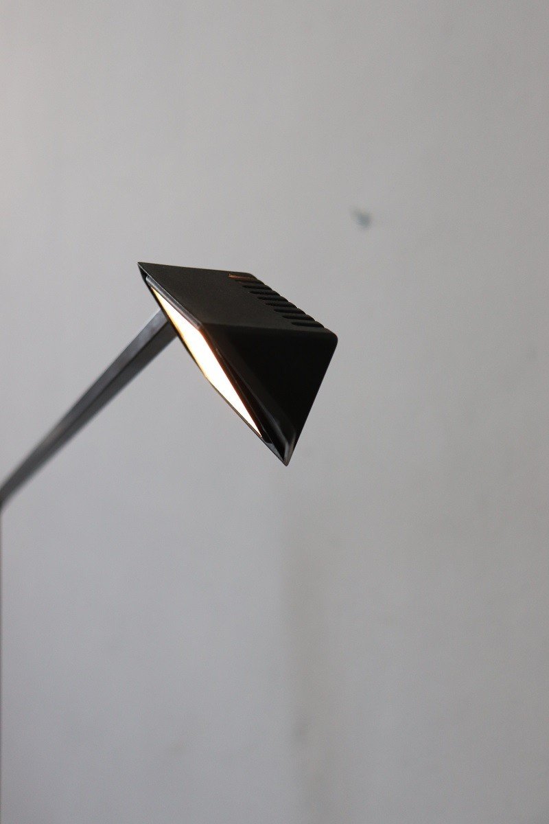 Black Metal Postmodern Table Lamp By Fridolin Naef For Luxo, 1980s-photo-3