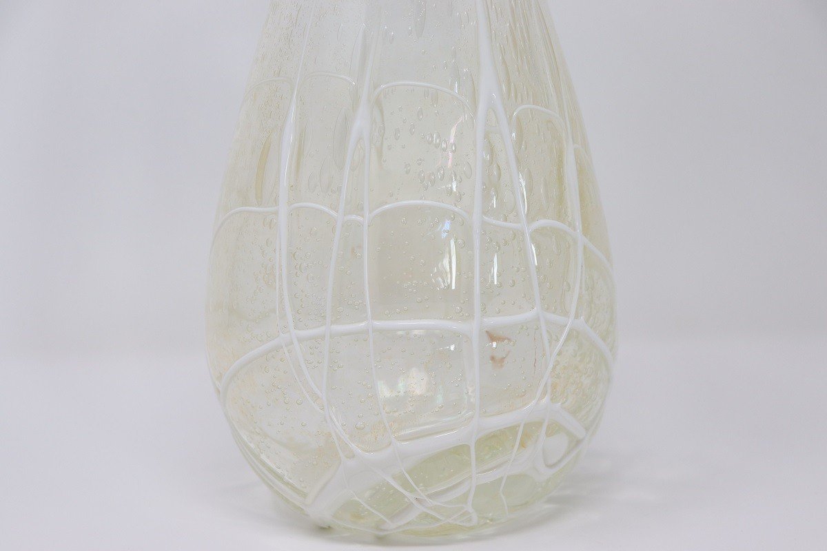 Murano Glass Vase, 1980s-photo-3
