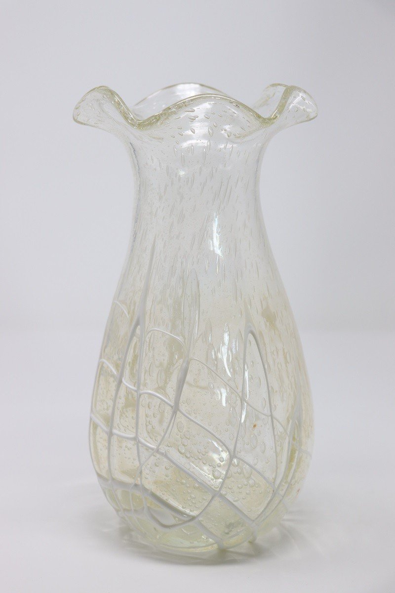 Murano Glass Vase, 1980s-photo-4