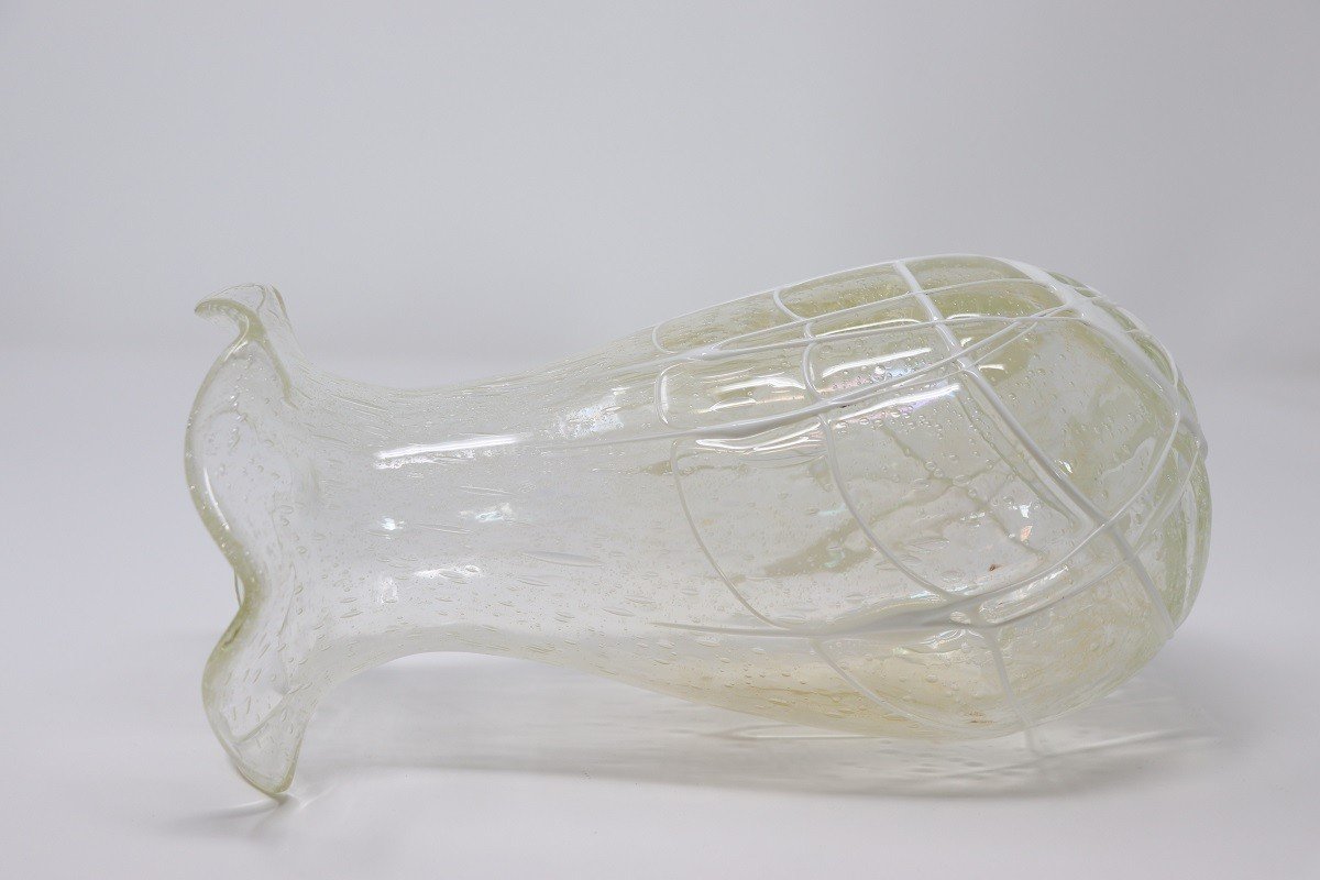 Murano Glass Vase, 1980s-photo-3